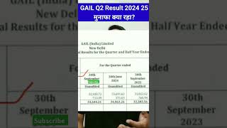 Gail Q2 Result 2025  Gail Share Latest News Today stocks shorts [upl. by Meara]