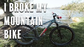 I Broke my Cube Analog Mountain Bike at Castlewellan [upl. by Attenyt835]