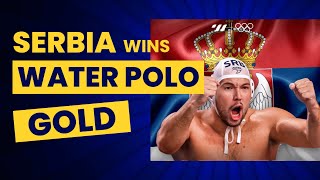 Water Polo Team Serbia Wins Third Consecutive Olympic Gold [upl. by Sidney384]