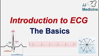 Introduction to ECG  The Basics  ECG Paper PQRST wave Rate Rhythm Axis and Interval [upl. by Cinderella]