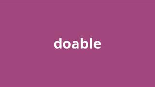 what is the meaning of doable [upl. by Nnaarual]