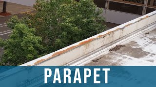 How to measure a Parapet  OSHA Fall Protection Training Workplace Accidents Safety Roofing [upl. by Worlock]