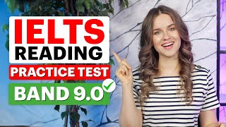 Get 4040 on IELTS READING  Practice Test with Answers Question Types  Strategies Band 90 IELTS [upl. by Annasor]