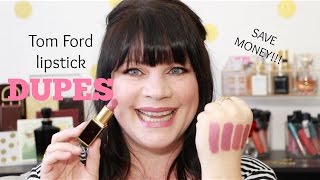 DUPES FOR TOM FORD TOM FORD PUSSYCAT LIPSTICK [upl. by Inod]