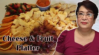 The Best Cheese and Fruit Platter  Party Platter  Pinoy Recipe [upl. by Paulette]