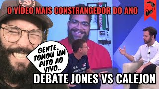 DEBATE JONES MANOEL X CESAR CALEJON NO ICL COM EDUARDO MOREIRA O VÍDEO MAIS CONSTRANGEDOR DO ANO [upl. by Revned]