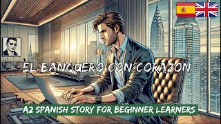 El Banquero con Corazón A2 Beginner Level Spanish Learning Story [upl. by Janot]