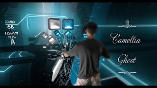 Beat Saber  Camellia  Ghost  Expert  Mixed Reality [upl. by Atteragram487]