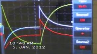 Oscilloscope numèrique le dipôle RC charge et décharge dun condensateur 11022012mpg [upl. by Rehprotsirhc]