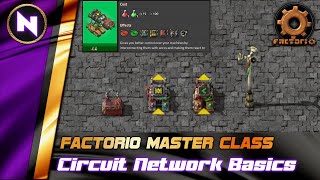 Introduction to CIRCUIT NETWORKS  Factorio TutorialGuideHowto [upl. by Marabelle]