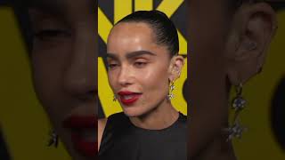 Zoë Kravitz talks about BlinkTwice at LA premiere [upl. by Aham]