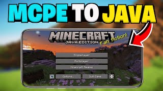 5 Mod  To Convert Pocket Edition To Java Edition Adityaraj1221 [upl. by Anitsyrk672]