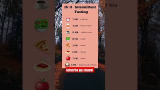 168 intermittent fasting health weightloss healthtips shortvideo [upl. by Anigger]