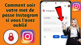 Comment voir votre mot de passe Instagram si vous lavez oublié 2024 [upl. by Norri]