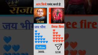 Jay bhim vs free fire dekhte hain kis mein jyada power hai 😱shorts freefire pubgban pubg [upl. by Fortin]