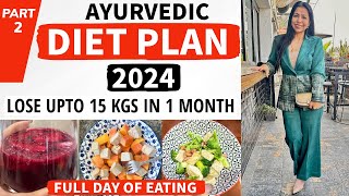 How To Lose Weight Fast 15 Kgs In 1 Month  Ayurvedic Diet Plan For Weight Loss In 2024  Fat to Fab [upl. by Meaghan]