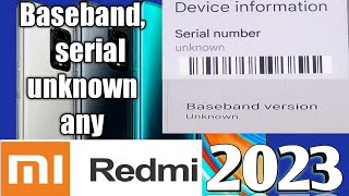 redmi note 10 pro max Baseband unknown and imei unknown fix [upl. by Ttergram]