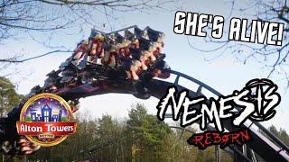 NEMESIS REBORN Testing Footage ALTON TOWERS [upl. by Analart]