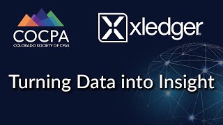 Xledger amp COCPA Webinar  Turning Data into Insight [upl. by Laing]