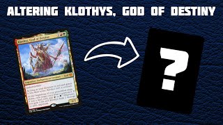 MtG Altered Art  Klothys God of Destiny  Border Extension [upl. by Bills241]