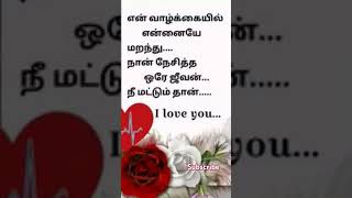 love kavithai status tamil shorts [upl. by Ynahirb]