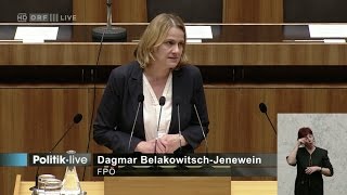 Dagmar BelakowitschJenewein  Apothekengesetz  10112016 [upl. by Haral]