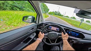 2023 Volkswagen Caddy V Style  20 TDI 122 HP  POV Test Drive [upl. by Caye]