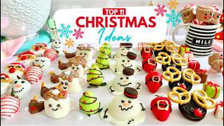 🎄 11 POSTRES SIN HORNO de NAVIDAD para VENDER y GANAR DINERO desde CASA 🎅🏼 IMPRESIONA a tus CLIENTES [upl. by Ettenahc]