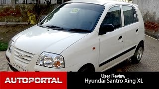 Hyundai Santro Xing XL User Review comfortable car  Autoportal [upl. by Yrogreg]