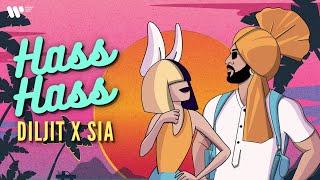 Hass Hass Official Video Diljit X Sia [upl. by Ifok]