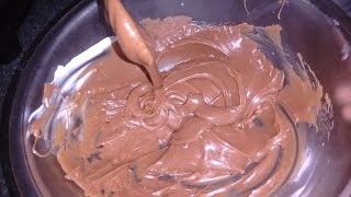 Ganache de chocolate para rechear bolos muito facil de fazer [upl. by Apollo]