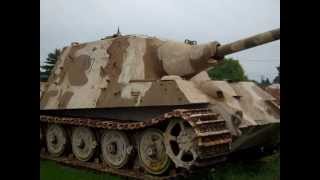 Der German Jagdtiger Tank Destroyer at Aberdeen Ordnance Museum [upl. by Notsej699]