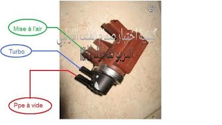 كيفية اختبار صمام الملف اللولب التربو لمحرك 16 HDi Comment tester electrovanne turbo [upl. by Juline]