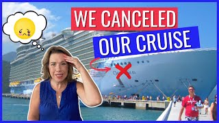 WHAT HAPPENS WHEN YOU CANCEL A CRUISE THINGS TO KNOW amp what weve planned [upl. by Chickie541]