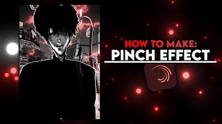 HOW TO MAKE A PinchBulge Effect  Alight Motion [upl. by Aerdnaxela]