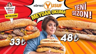 Köfteci Yusuf Meydan Okuması🥳 33TL ⚔️ 48TL  Köfteci Köftesi evde nasıl yapılır [upl. by Eelsew]