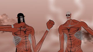 Attack On Titan Season 4 Chapter 138  Eren VS Armin  BATTLE OF THE COLOSSAL Fan Animatioan [upl. by Lecroy]