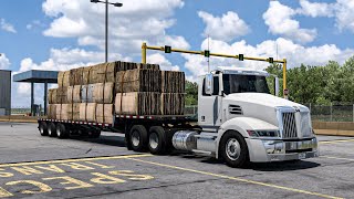 Western Star 5700XE Transports Waste Paper American Truck Simulator Full Gameplay [upl. by Nosaj]