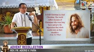 PART 2 ADVENT RECOLLECTION 2024  REVFRAGERIO PANA [upl. by Dario]