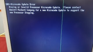 حل مشكله f1 microcode update ERRoR [upl. by Mair]