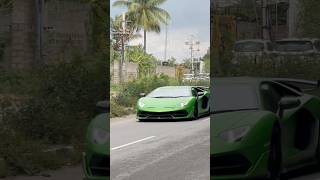 Lamborghini Aventador SVJ with Novitec Exhaust LOUD lambo v12 🔥Lamborghini AventadorSVJ v12 [upl. by Adnauqaj950]