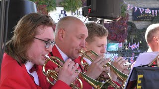 GRASSINGTON 2021 1940s Weekend  EARBY BRASS BAND [upl. by Jake]