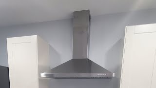 Wall Mount Range Hood Installation [upl. by Kurr918]