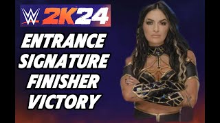 Sonya Deville  WWE 2k24 Showcase Entrance Signature Finisher Victory [upl. by Cutter]