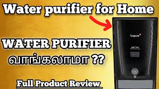 Livpure Water Purifier review Smart RO  Mineralizer  UV in Tamil [upl. by Puett]