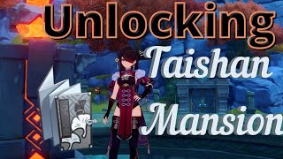 Unlocking Taishan Mansion DomainHow to get Diligence Prosperity amp Gold Talent leveling materials [upl. by Arivle166]