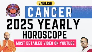 Cancer 2025 Yearly Horoscope  Zodiac Cancer 2025  Vedic Reading 2025 Predictions  Career  Wealth [upl. by Aseeral771]