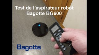 Test de laspirateur robot Bagotte BG600 [upl. by Trevorr]