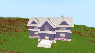 Minecraft Easy terracotta house tutorial 🏠⚒️ [upl. by Yseulta5]