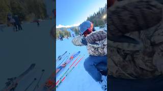 Snow is back😧🫨 freestyleskiing skiing snow [upl. by Bertilla]